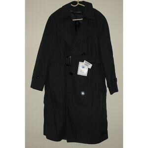 DLA Garrison Collection Men’s 36S Army Trench Coat Military Zip-Out Liner NWT